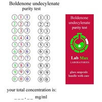 Boldenone undecylenate purity test